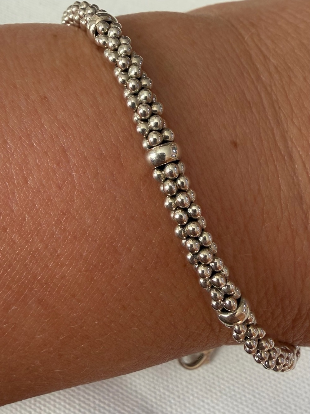 LAGOS Sterling Silver Caviar Bracelet 5mm - Picture 3 of 9
